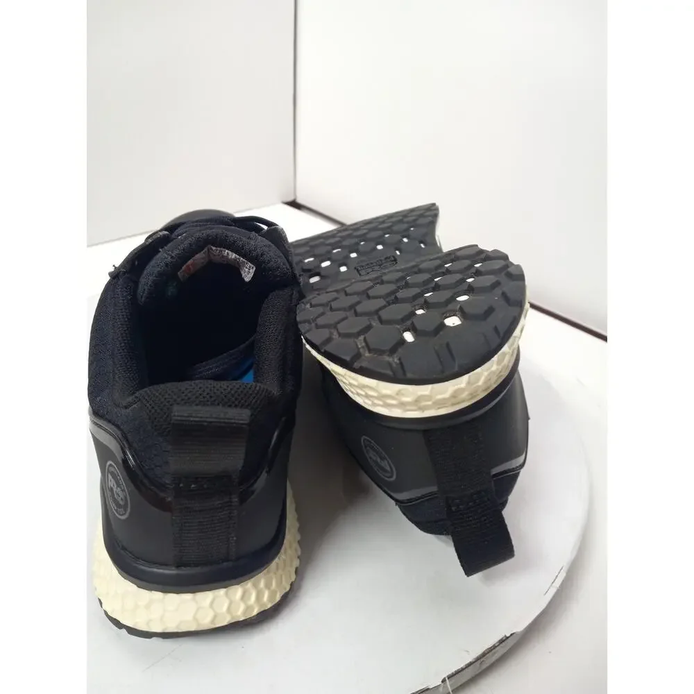 Timberland PRO Reaxion Black/Black Safety Shoes Womens Sz 9 Composite Toe